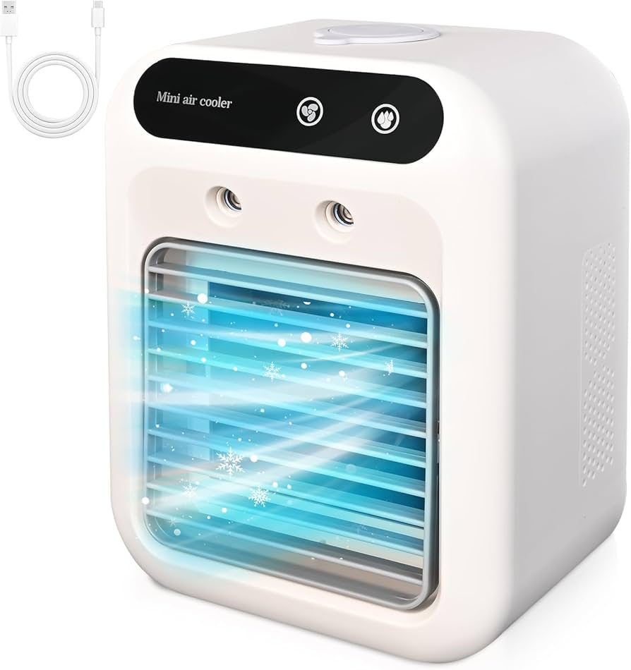 🎁 Portable Mini Air Conditioner with Humidifier Fan (100% off)
