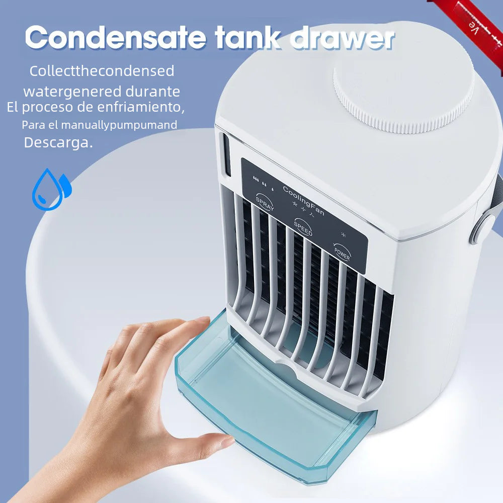 Nuevo ventilador enfriador de aire doméstico recargable por USB