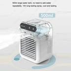 Portable Mini Air Conditioner with Humidifier Fan