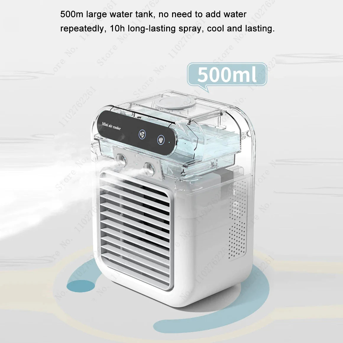 Portable Mini Air Conditioner with Humidifier Fan